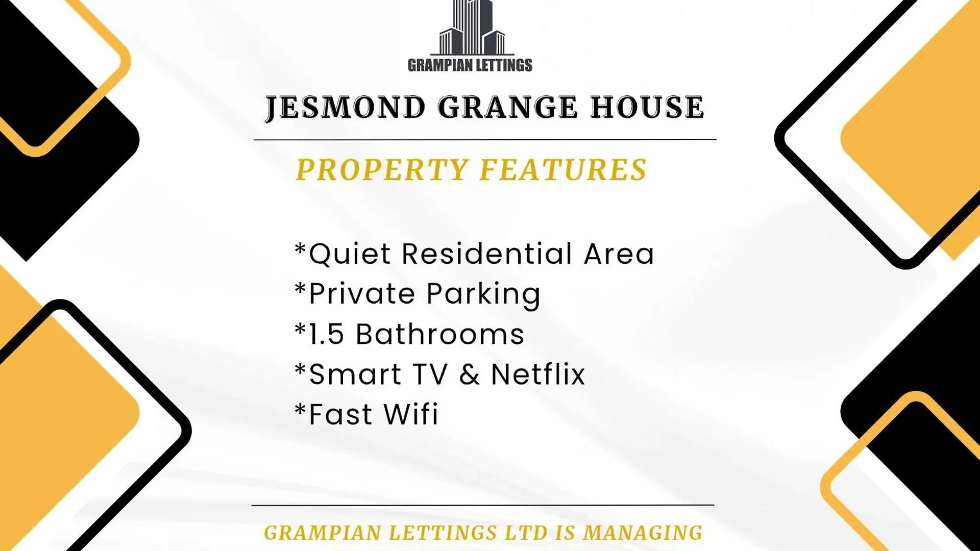 Nyaraló Jesmond Grange House - Grampian Lettings Villa Aberdeen